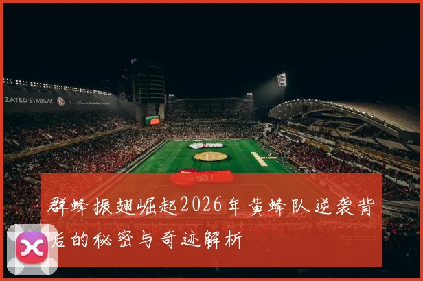 群蜂振翅崛起2026年黄蜂队逆袭背后的秘密与奇迹解析