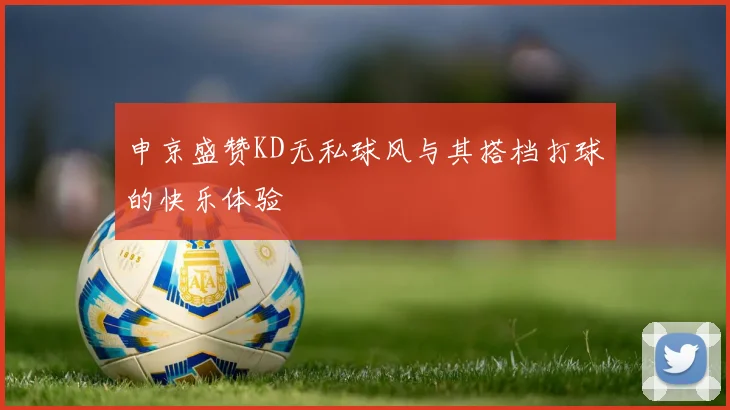 申京盛赞KD无私球风与其搭档打球的快乐体验